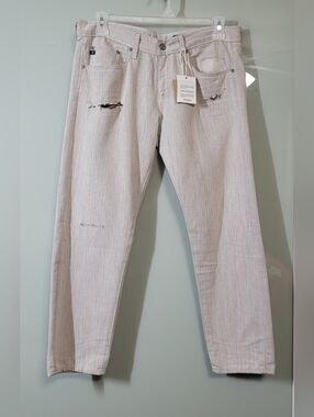 🆕️ AG Adriano Goldschmied's "The Piper Crop" Slouchy Slim Crop Jeans